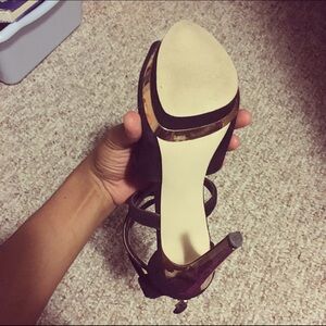 BCBG Black Platform Heels